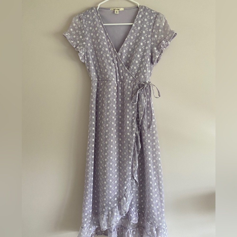 Francesca’s Floral Wrap Dress